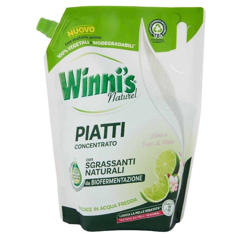 Winni’s Naturel indų ploviklis „Lime“, papildymas, 900 ml