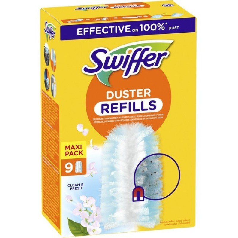 Swiffer Duster kvapnios dulkių šluostės papildymas, 9 vnt