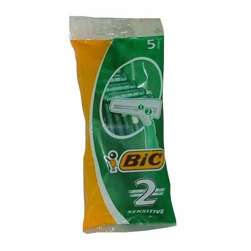 BIC Sensitive 2 vienkartiniai skutuvai, 5 vnt.