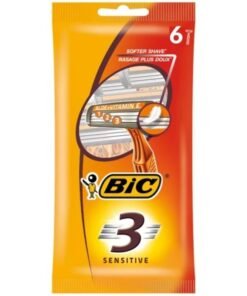 BIC Sensitive 3 vienkartiniai skutuvai, 6 vnt.
