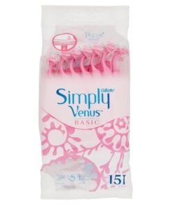 Gillette Simply Venus Basic vienkartiniai moteriški skustuvai, 15 vnt.
