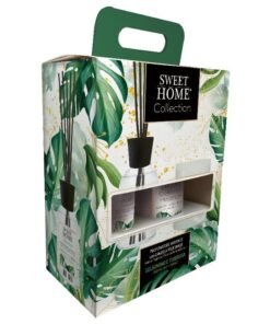 Sweet Home Jasmine & Tuberose namų kvapo rinkinys su lazdelėmis ir žvake, 100 ml
