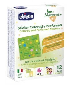 Chicco Natural kvapnūs lipdukai su citronelės ir eukalipto eteriniais aliejais, 12 vnt.