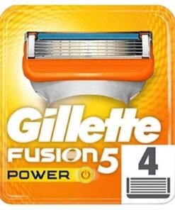 Gillette Fusion5 Power skutimosi peiliukų papildymas, 4 vnt.