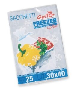 Gallo Freezer Plus šaldymo maišeliai su užrišimo juostelėmis (įvairūs)