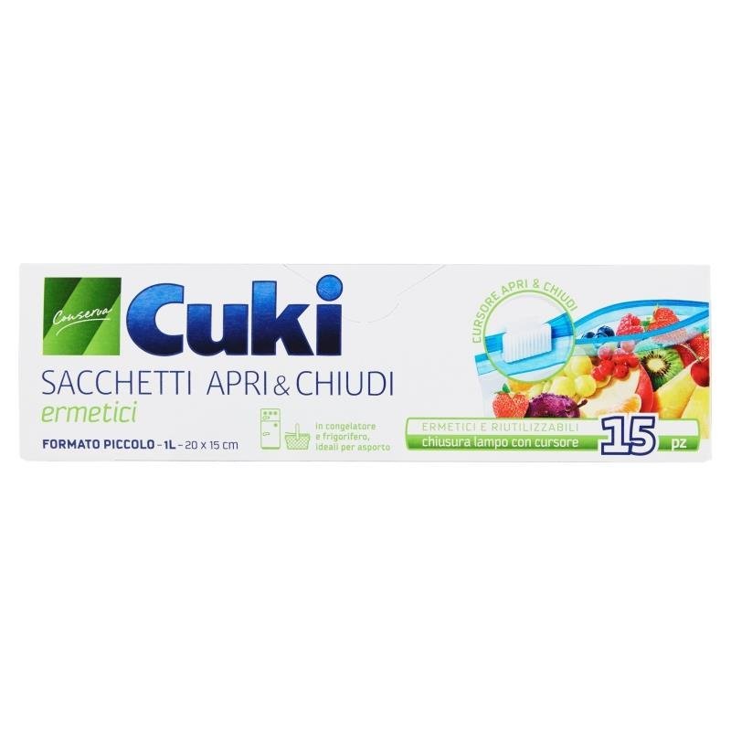 Cuki hermetiški maisto laikymo maišeliai su užtrauktuku (įvairūs)