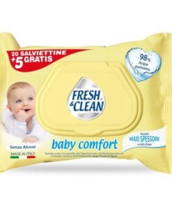 Fresh & Clean Baby Comfort drėgnos servetėlės, 25 vnt.