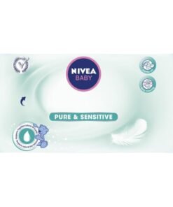 Nivea Baby Pure & Sensitive drėgnos servetėlės, 63 vnt.