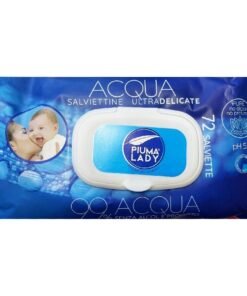 Più Lady Acqua drėgnos servetėlės 99% vandens pagrindu, 72 vnt.