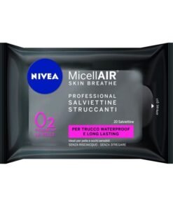 Nivea MicellAIR Professional makiažo valymo servetėlės, 20 vnt.