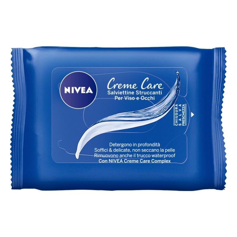 Nivea Creme Care makiažo valymo servetėlės, 25 vnt.