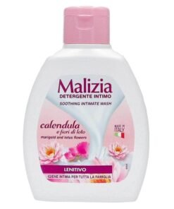Malizia Soothing intymios higienos prausiklis su medetkomis ir lotoso žiedais, 200 ml