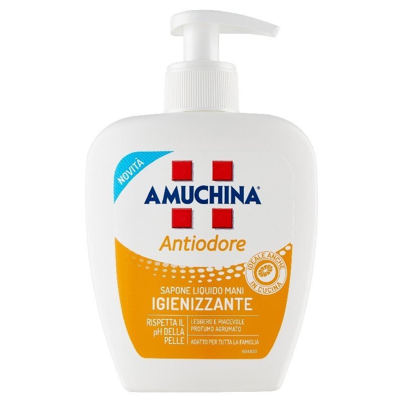 Amuchina Anti-Odor higieninis skystas rankų muilas, 250 ml