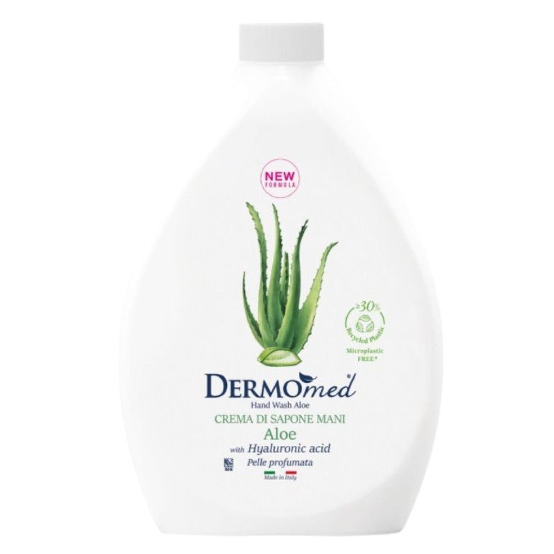 Dermomed Aloe kreminis skystas rankų muilas papildymas, 1000 ml