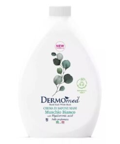Dermomed White Musk kreminis skystas rankų muilas papildymas, 1000 ml