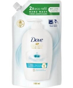 Dove Care & Protect Deep Cleansing skystas rankų muilas papildymas, 500 ml