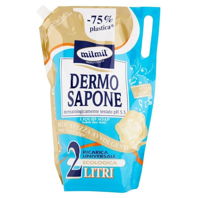 Mil Mil Dermo Sapone skysto muilo papildymas, 2 l