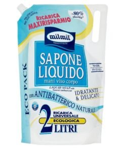Mil Mil antibakterinis skysto muilo papildymas, 2 l