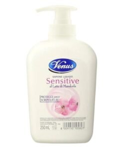 Venus Sensitive skystas muilas su migdolų pienu, 250 ml