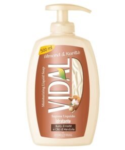 Vidal skystas muilas su migdolų aliejumi ir taukmedžio sviestu, 500 ml