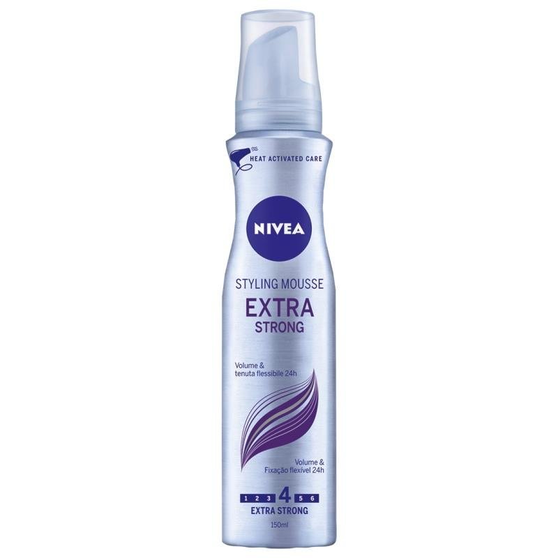 NIVEA Extra Strong Styling Mousse plaukų putos, 150 ml