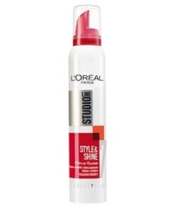 L'Oréal Paris Studio Line Style & Shine plaukų putos, 200 ml
