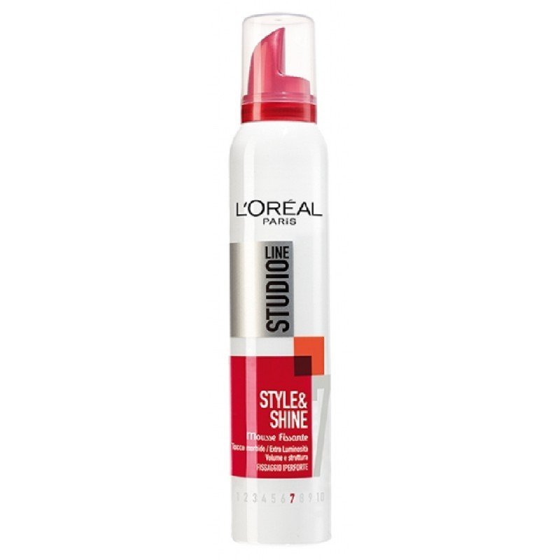 L'Oréal Paris Studio Line Style & Shine plaukų putos, 200 ml