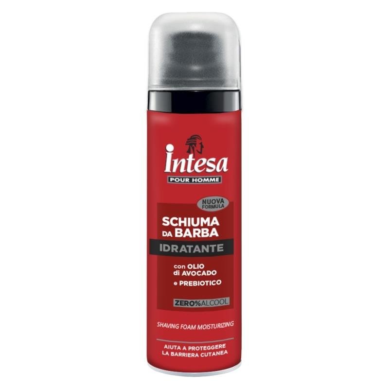 Intesa Pour Homme drėkinamosios skutimosi putos su avokadų aliejumi, 50 ml