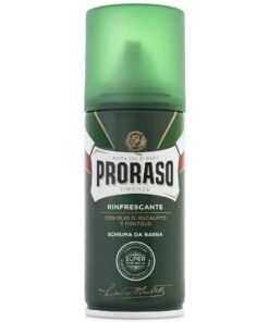 Proraso Green gaivinančios skutimosi putos su eukaliptų aliejumi ir mentoliu, 100 ml