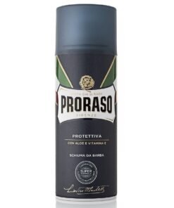 Proraso Blue apsauginės skutimosi putos su alavijais ir vitaminu E, 400 ml