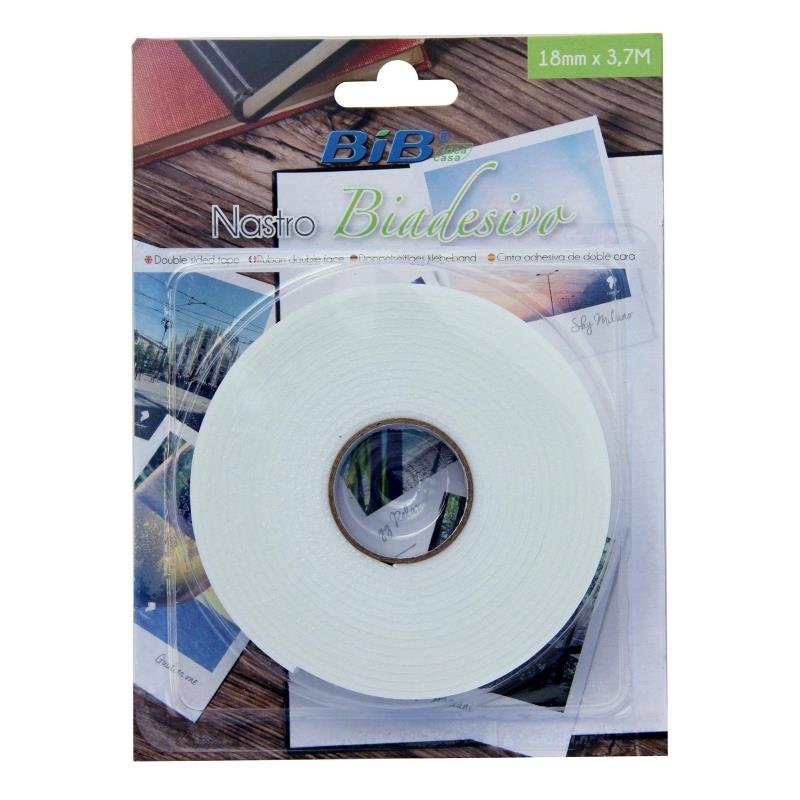 Dvipusė lipni juosta 18 mm × 4 m