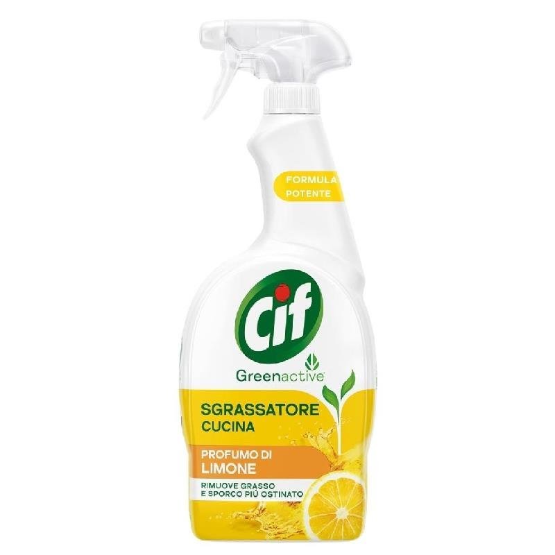 Cif Greenactive virtuvės riebalų valiklis su citrinų aromatu, 650 ml