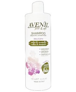 Avenil Organic Delicate Shampoo švelnus ekologiškas šampūnas su avižomis ir pienu, 400 ml