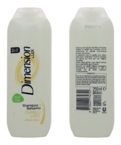 Dimension 2in1 Shampoo & Balsamo Smooth Yellow šampūnas ir balzamas glotniems plaukams, 250 ml
