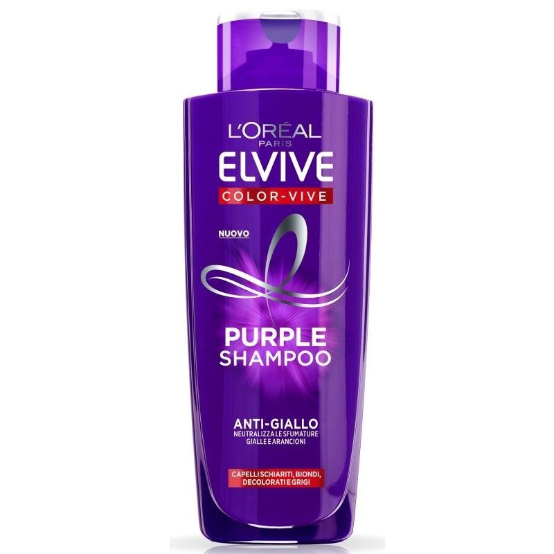 L'Oréal Paris Elvive Color-Vive Purple Shampoo Anti Yellow šampūnas, 200 ml