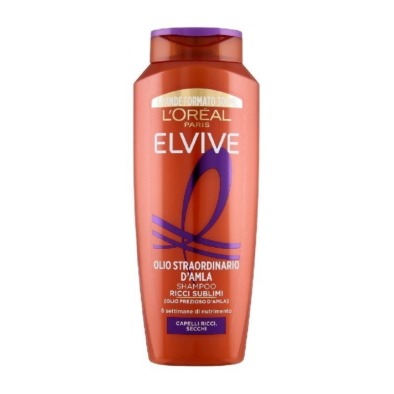 L'Oréal Paris Elvive Extraordinary Oil Amla šampūnas garbanotiems plaukams, 300 ml