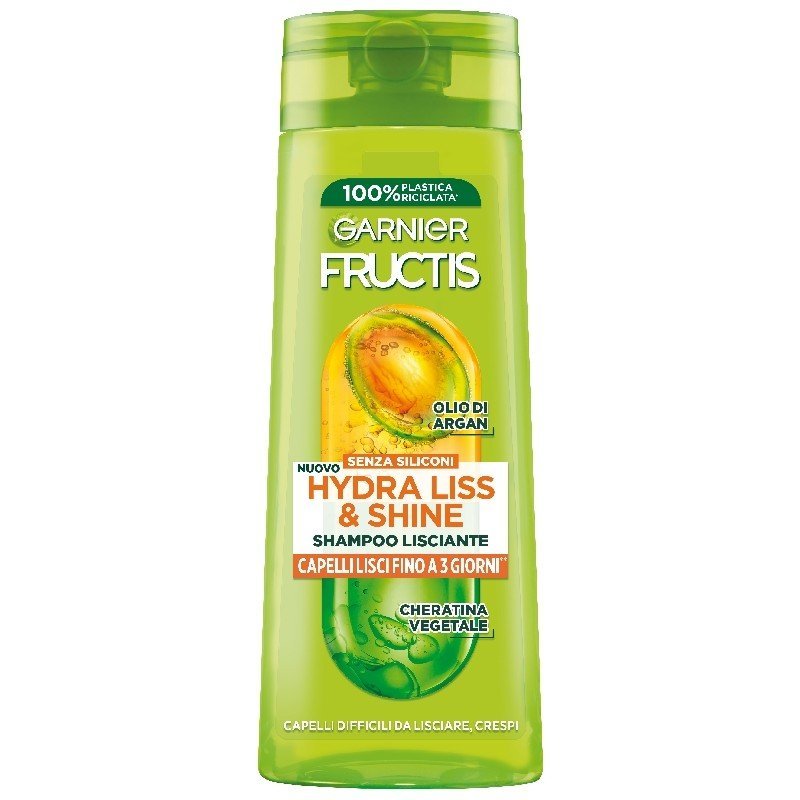 Garnier Fructis Hydra Liss & Shine šampūnas, 250 ml