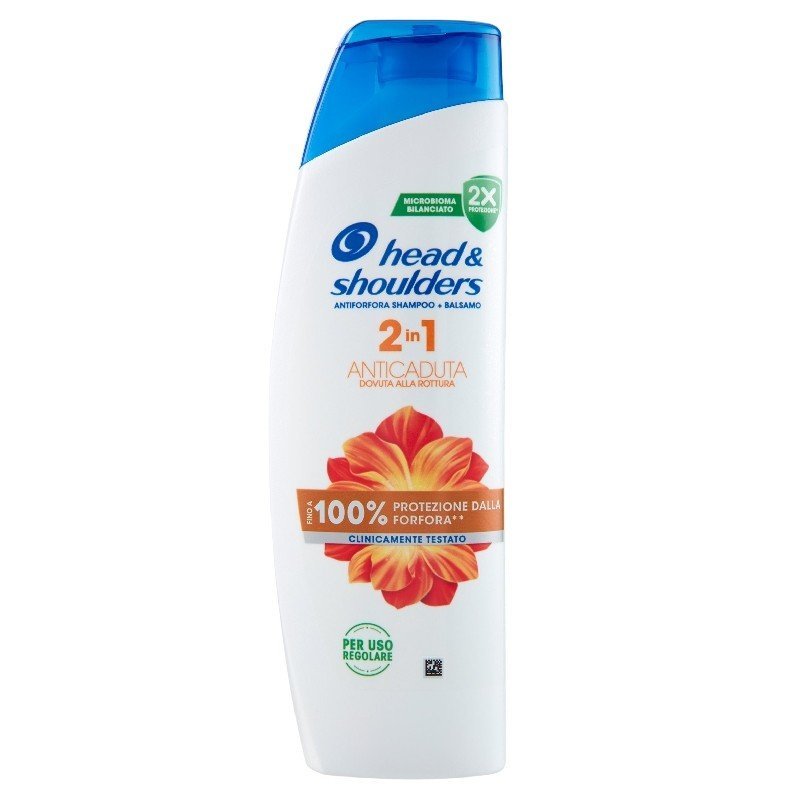 Head & Shoulders 2in1 Anti-Fall šampūnas ir balzamas nuo plaukų lūžinėjimo, 250 ml