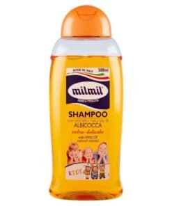 Mil Mil Kids šampūnas su abrikosų ekstraktu, 500 ml