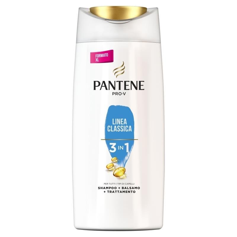 Pantene Pro-V Classic 3 in 1 šampūnas, balzamas ir priežiūros priemonė, 675 ml