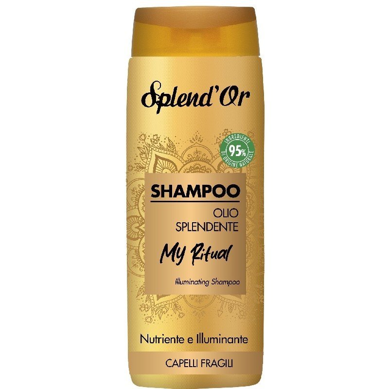 Splend'Or My Ritual Shining Oil šampūnas su maitinamuoju aliejumi, 300 ml