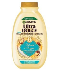 Garnier Ultra Dolce Argan Ritual šampūnas su argano aliejumi ir migdolų kremu, 250 ml