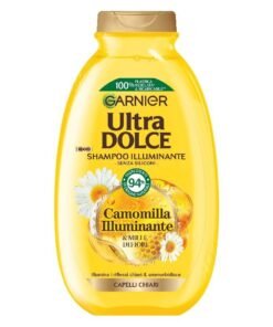 Garnier Ultra Dolce Illuminating Chamomile & Flower Honey šampūnas su ramunėlėmis ir gėlių medumi, 250 ml