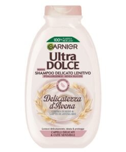 Garnier Ultra Dolce Delicacy of Oat šampūnas su avižų pienu ir ryžių kremu, 250 ml