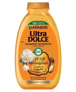 Garnier Ultra Dolce Marvellous Oils šampūnas su argano ir kamelijų aliejais, 250 ml