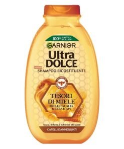 Garnier Ultra Dolce Honey Treasures šampūnas su akacijų medumi ir bičių vašku, 250 ml