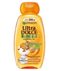 Garnier Ultra Dolce Kids 2 in 1 šampūnas ir balzamas su abrikosais, 300 ml