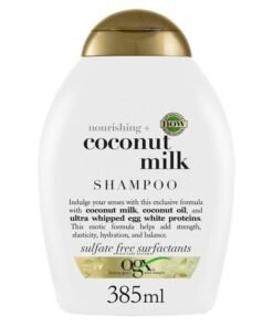 OGX Nourishing Coconut Milk maitinamasis šampūnas, 385 ml