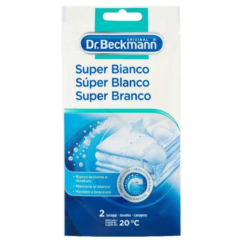 Dr. Beckmann dėmių valiklis baltiems audiniams Super Bianco, 80 g