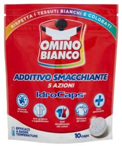 Omino Bianco dėmių valiklio kapsulės IdroCaps, 10 vnt